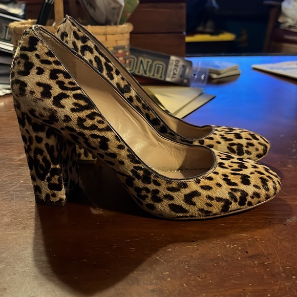 Sam Edelman leopard print heels, 9m - Picture 2 of 15
